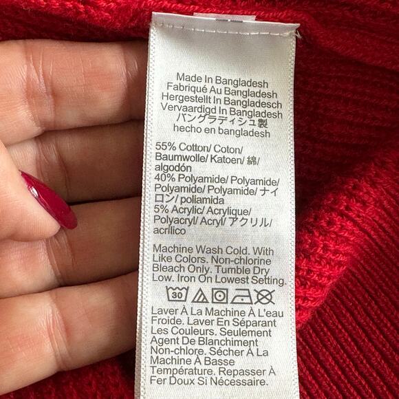 J.Crew Sweater Women’s Button Raglan Crewneck Cotton Blend CF318 Size Medium New - Picture 10 of 15